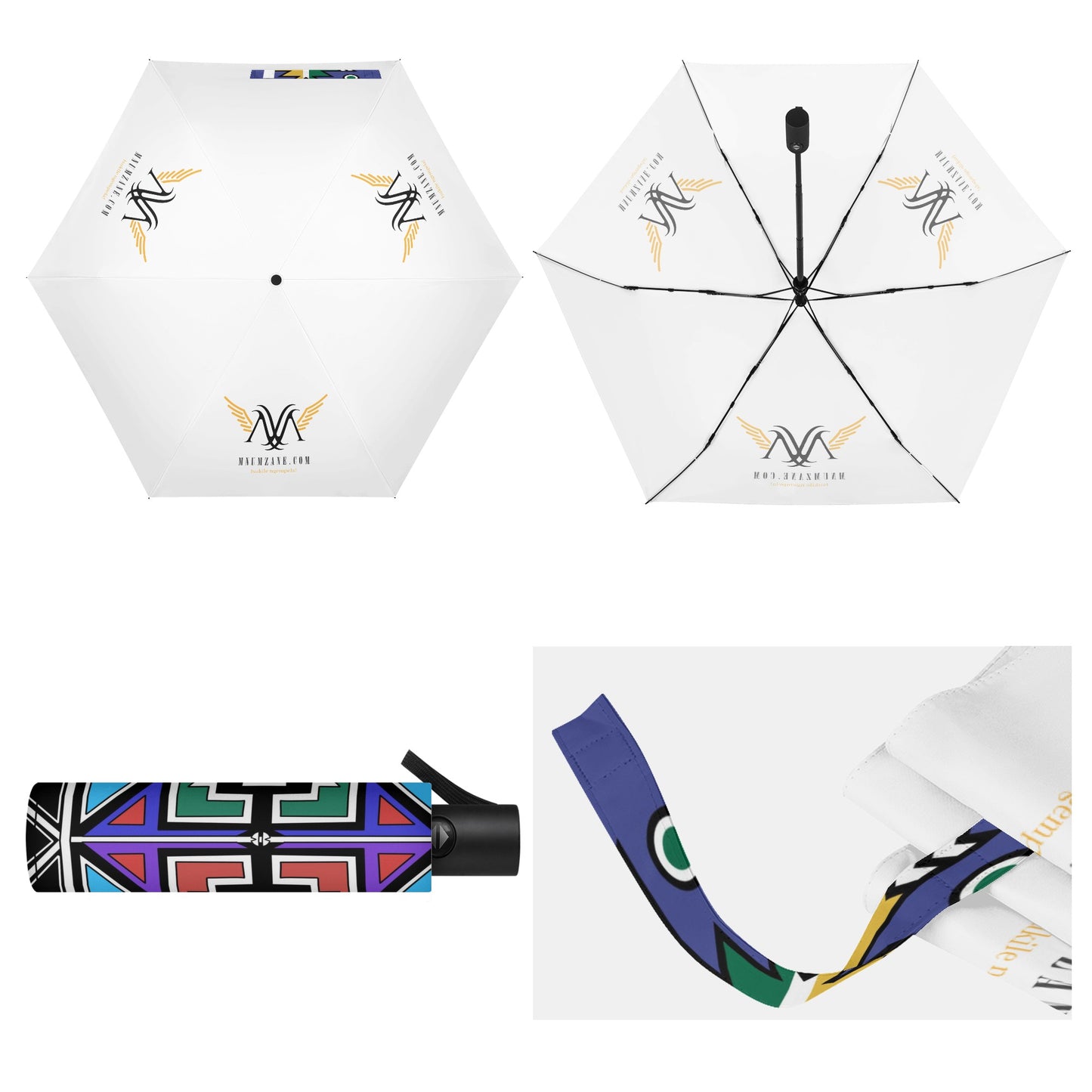 Lightweight Auto Open & Close Umbrella Printing Outside