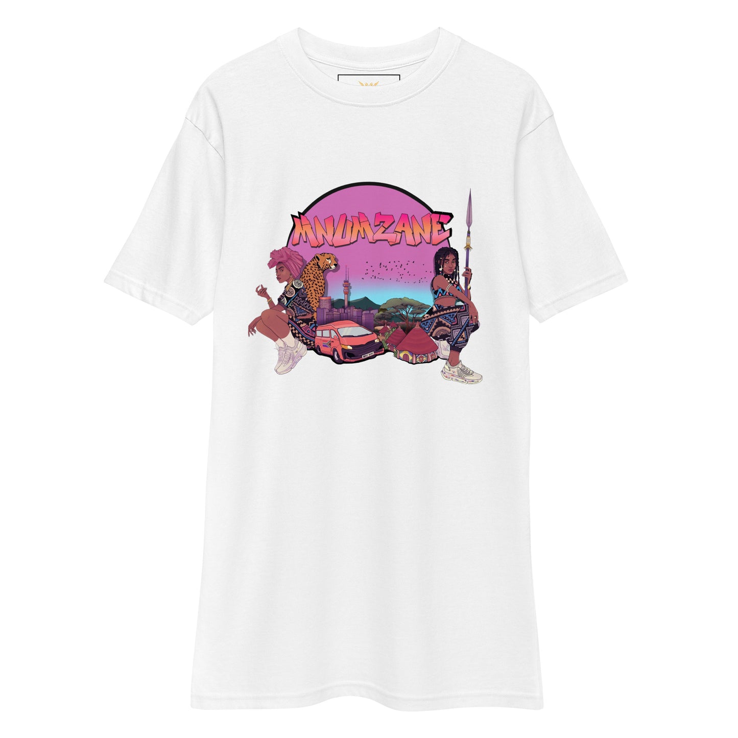 Mnumzane African design heavy Tee