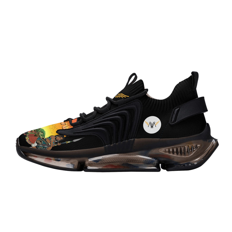 AFRICAN THEMED LIMITED EDITION BLACK MNZ0407SNEAKERS