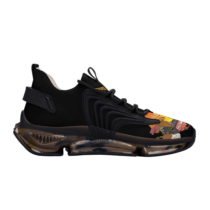 AFRICAN THEMED LIMITED EDITION BLACK MNZ0407SNEAKERS